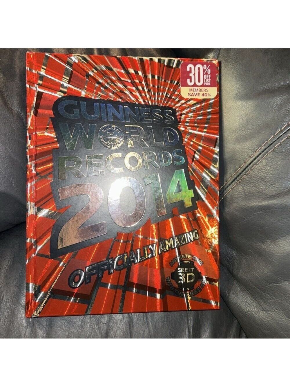 Guinness book of world records 2014 see it 3-D